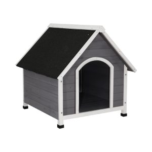 Dog Kennel Outdoor Wooden Indoor Puppy Pet House Weatherproof – 78x89x81 cm