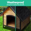 Dog Kennel Extra Large Wooden Outdoor House Pet Puppy House XL Crate Cabin Waterproof