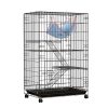 Rabbit Cage 100cm Hutch 3 Level Indoor Guinea Pig Ferret