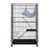 Rabbit Cage 100cm Hutch 3 Level Indoor Guinea Pig Ferret