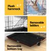 Rabbit Cage 100cm Hutch 3 Level Indoor Guinea Pig Ferret