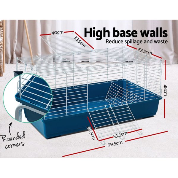 Rabbit Cage Hutch 106cm Indoor Enclosure Carrier