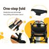 Pet Stroller Dog Pram Large Cat Carrier Travel Foldable 4 Wheels Pushchair Double