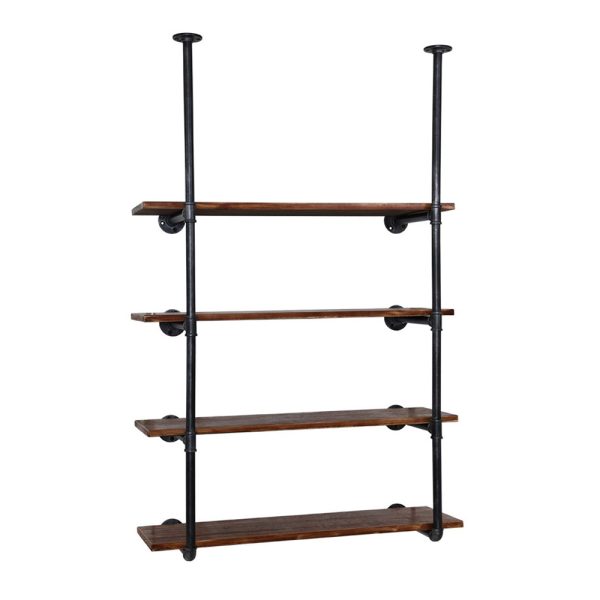 Bookshelf DIY Pipe Shelf 4 Tiers – INGE