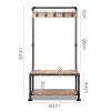 Clothes Rack Coat Stand 161x80cm Hanger Closet