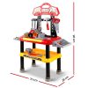 Kids Pretend Workbench DIY Tools 97 Piece Children Role Play Toys Red