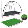 3.5M Golf Practice Net with Driving Mat Training Target Hitting Mat