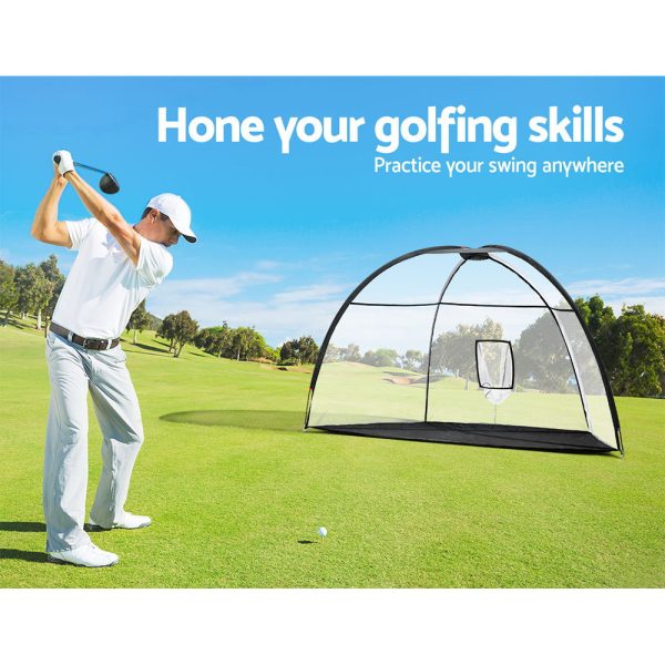 3.5M Golf Practice Net with Driving Mat Training Target Hitting Mat