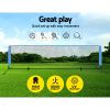 Portable Sports Net Stand Badminton Volleyball Tennis Soccer Blue – 401x103x162 cm