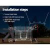 Portable Baseball Training Net Stand Softball Practice Sports Tennis