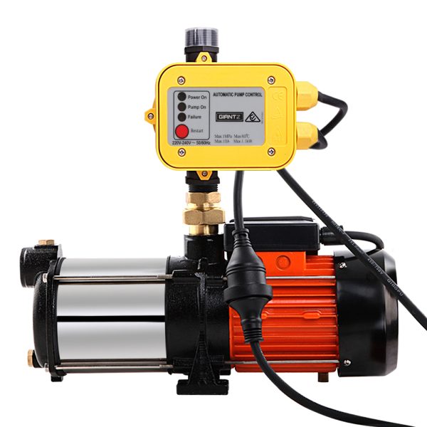 Water Pressure Pump Multi Stage Auto Garden House Rain Tank Irrigation