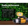 Multi Stage Water Pump Pressure Rain Tank Garden Farm House Irrigation 2000W Yellow Controller