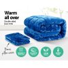 Bedding Faux Mink Quilt Teal – QUEEN