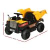 Kids Electric Ride On Car Dumptruck Loader Toy Cars 12V Yellow