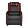 Recliner Chair Gaming Chair Leather Black Serik