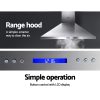 Commercial BBQ Rangehood – Silver – 120 cm