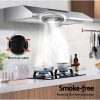 Fixed Range Hood Rangehood Stainless Steel Kitchen Canopy – 90 cm