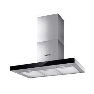 Rangehood Range Hood Stainless Steel Glass Kitchen Canopy