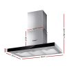 Rangehood Range Hood Stainless Steel Glass Kitchen Canopy – 90 cm