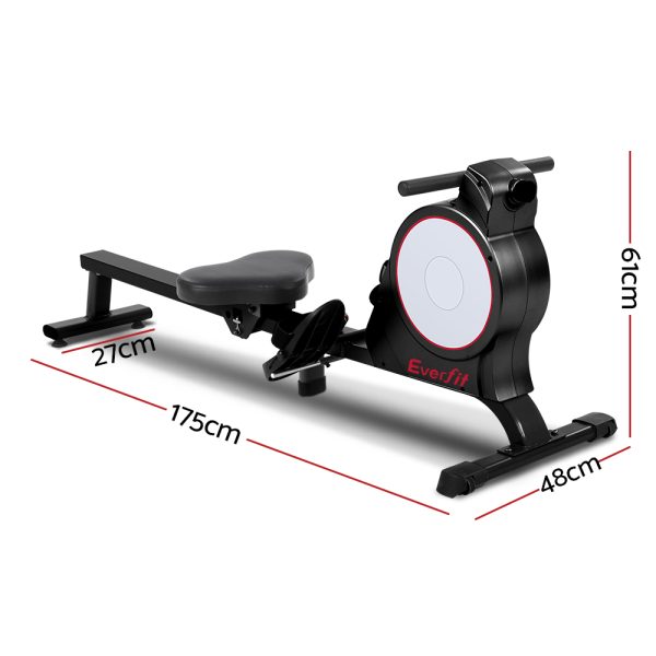 Magnetic Rowing Exercise Machine Rower Resistance Cardio Fitness Gym