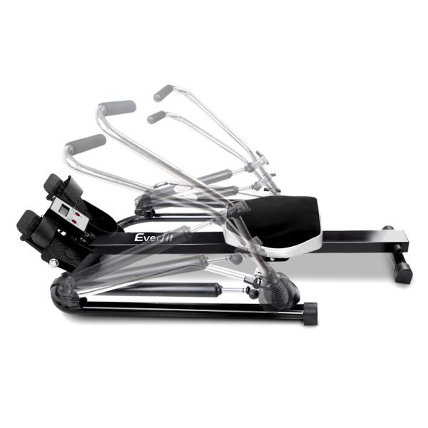 Rowing Exercise Machine Rower Hydraulic Resistance Fitness Gym Cardio