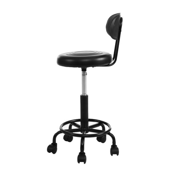 Salon Stool Swivel Chairs with Back Barber Beauty Hydralic Lift – 1