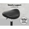 Saddle Stool Salon Chair Black Swivel Beauty Barber Hairdressing Gas Lift – 1