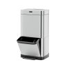 70L Motion Sensor Bin Pedal Bins Automatic Siver