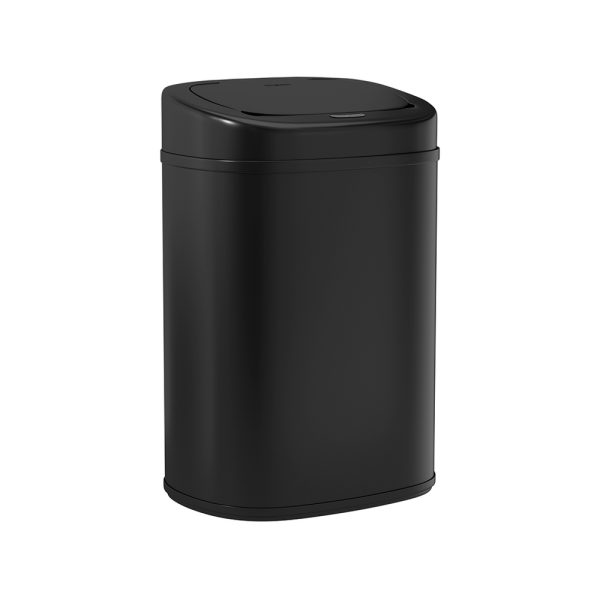 82L Motion Sensor Bin Rubbish Automatic Black