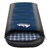 Sleeping Bag Camping Hiking Tent Winter Thermal Comfort 0 Degree – Navy Blue and Grey