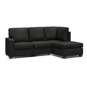 Ammon Sofa Lounge Set Modular Chaise Chair Suite Couch Dark Grey