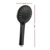 Handheld Shower Head 4.5″ High Pressure 5 Modes Poweful Round Black