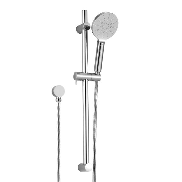 Handheld Shower Head Wall Holder 4.7” High Pressure Adjustable 3 Modes Chrome