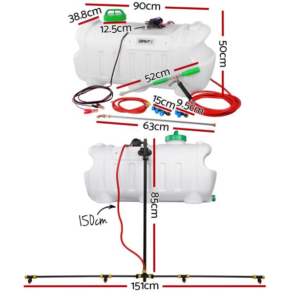 100L Weed Sprayer – BOOM Size 1.5 m