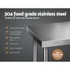 304 Stainless Steel Commercial Kitchen Bench – 121x61x89 cm, Without wheel