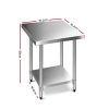 430 Stainless Steel Commercial Kitchen Bench – 76x76x89 cm, Without wheel