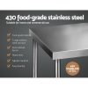 430 Stainless Steel Commercial Kitchen Bench – 76x76x89 cm, Without wheel