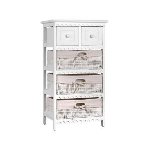 2 Chest of Drawers with 3 Baskets - ELIOT