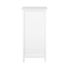 Bedside Table Bathroom Storage Cabinet 3 Drawers White