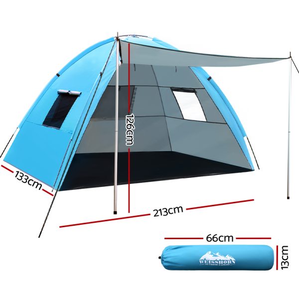 Camping Tent Beach Portable Hiking Sun Shade Shelter Fishing 4 Person