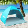 Pop Up Beach Tent Camping Hiking 3 Person Sun Shade Fishing Shelter