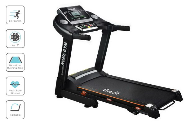 Treadmill Electric Home Gym Fitness Exercise Machine Hydraulic 420mm