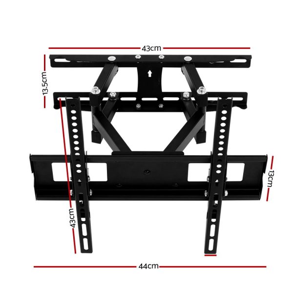 TV Wall Mount Bracket for 23″-55″ LED LCD Full Motion Dual Strong Arms