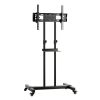 Mobile TV Stand for 23″-65″ TVs Mount Bracket Portable Solid Trolley Cart