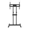 Mobile TV Stand for 23″-65″ TVs Mount Bracket Portable Solid Trolley Cart