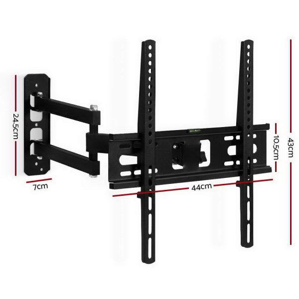 TV Wall Mount Bracket for 23″-55″ LED LCD TVs Full Motion Strong Arms