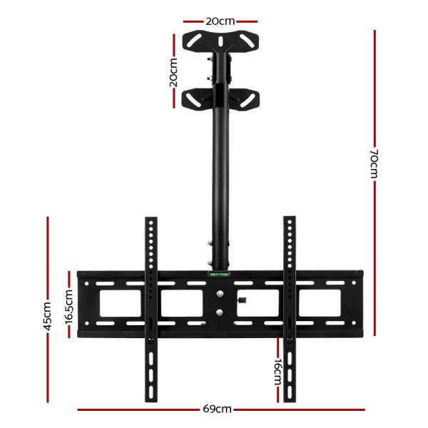 TV Wall Mount Bracket for 32″-75″ LED LCD TVs Full Motion Ceiling Mounted