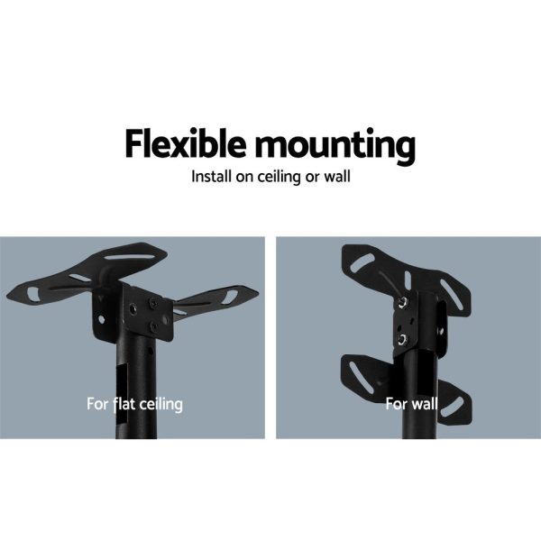 TV Wall Mount Bracket for 32″-75″ LED LCD TVs Full Motion Ceiling Mounted