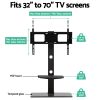 TV Stand Mount Bracket for 32″-70″ LED LCD 2 Tiers Storage Floor Shelf