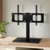 TV Stand Mount Bracket for 32″-70″ LED LCD Swivel Tabletop Desktop Plasma